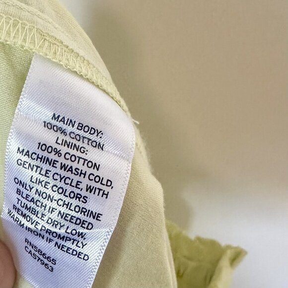 NWT Abound Gauzy Green-Yellow Moxie Floral Drawstring Skirt - S - Picture 5 of 6